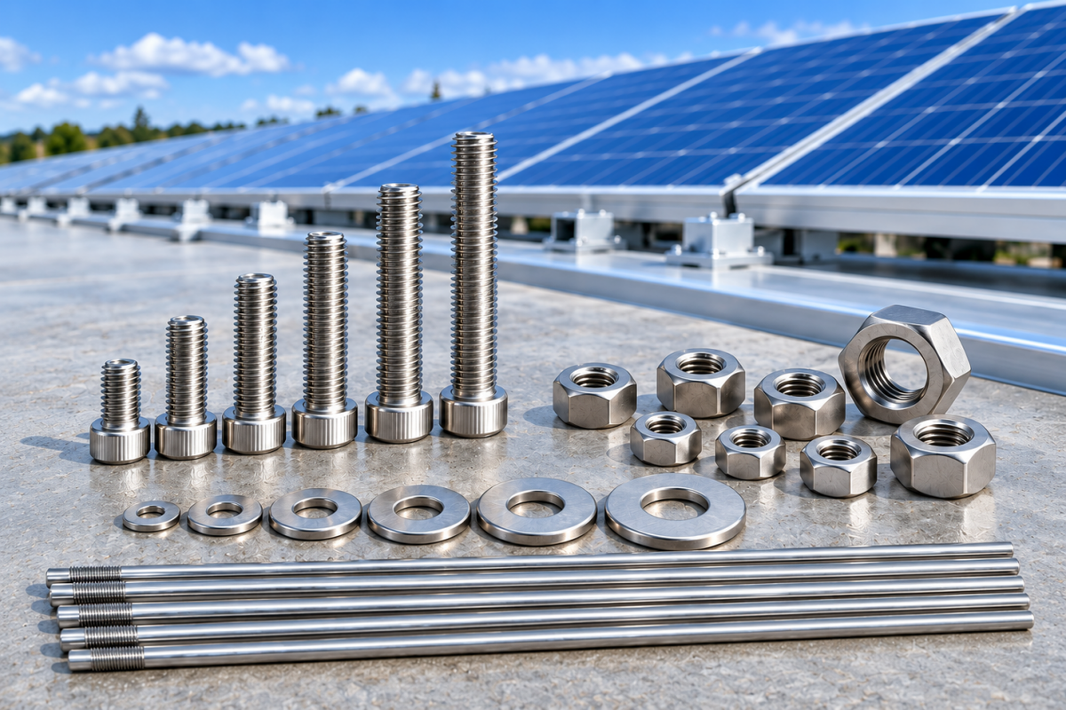 ENGINEERED FASTENERS FOR
SOLAR PV MOUNTING SYSTEMS