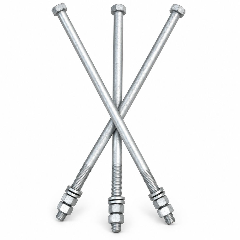HOT-DIP GALVANIZED DOUBLE-END STUDS