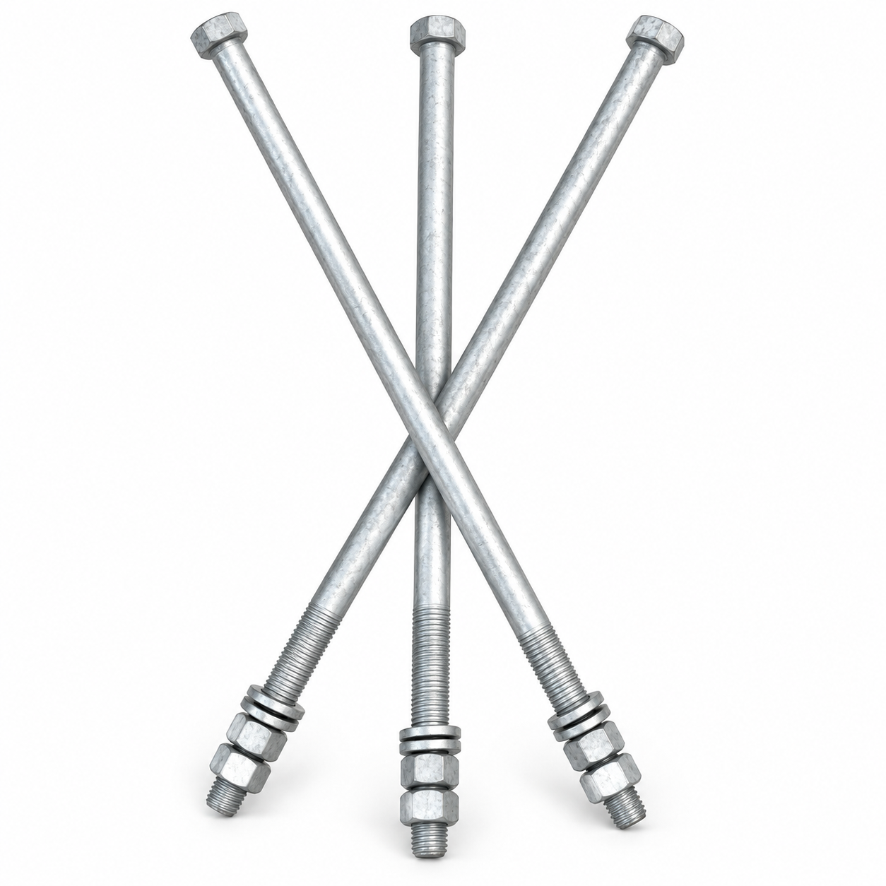 HOT-DIP GALVANIZED DOUBLE-END STUDS