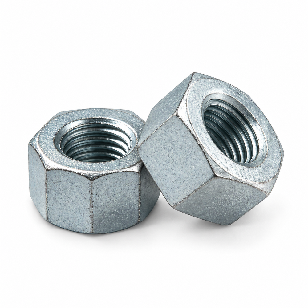 HOT-DIP GALVANIZED HEX NUTS