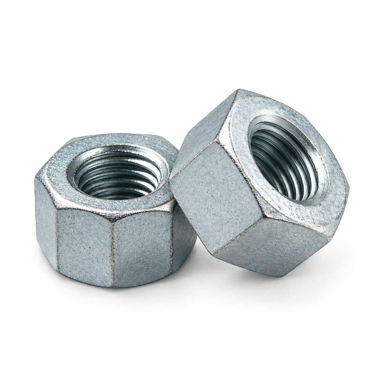 HOT-DIP GALVANIZED HEX NUTS