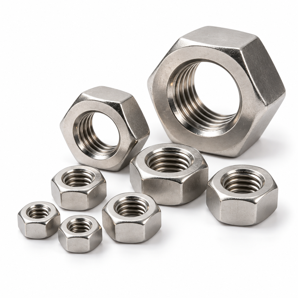 STAINLESS STEEL HEX NUTS